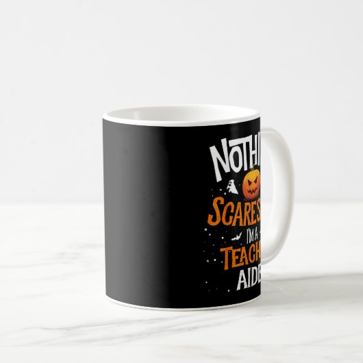 You Cannot E Me I'm A Teacher Aide Halloween Men W コーヒーマグカップ (正面右)