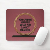 You Cannot Manage What You Cannot Measure マウスパッド (マウス)