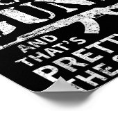 You Can't Buy Hapness But You Can Buy Guns  ポスター (角)