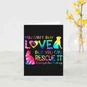 You Can't Buy Love But You Can Rescue Adopt Don't  カード (黄色い花)