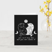 You Can't Buy Love But You Can Rescue It Cat Lover カード (黄色い花)