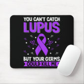 You Can't Catch Lupus _ Purple Lupus Awareness マウスパッド (マウス)