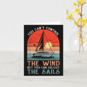 You Can't Control The Wind But You Can Adjust The  カード (黄色い花)