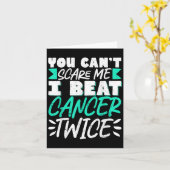 You Can't E Me I Beat Cancer Twice  カード (黄色い花)