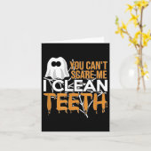 You Can't E Me I Clean Teeth Dental Hygienist Hall カード (黄色い花)