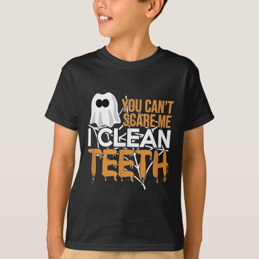 You Can't E Me I Clean Teeth Dental Hygienist Hall Tシャツ (正面)