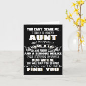 You Can't E Me I Have A Crazy Aunt Who Happens To カード (黄色い花)