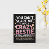 You Can't E Me I Have A Crazy Ie Friendship Day  カード (黄色い花)