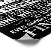 You Can't E Me I Have A Crazy Mom Pride Mother's D ポスター (角)