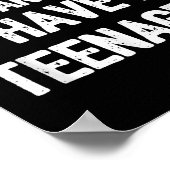 You Cant E Me I Have A Teenager ポスター (角)