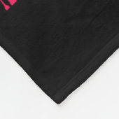 You Can't E Me I Have Three Crazy Daughters  フリースブランケット (角)