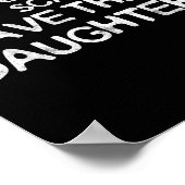 You Can't E Me I Have Three Daughters Shirt Father ポスター (角)