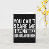 You Can't E Me I Have Three Granddaughters Grandpa カード (黄色い花)
