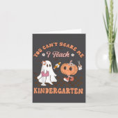 You Cant E Me I Teach Kindergarten Teacher Hallowe カード (正面)
