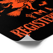 You Can't E Me I'm A Registered Nurse Halloween Wi ポスター (角)