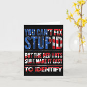 You Can't Fix Stud But The Hats Sure Make It Easy カード (黄色い花)