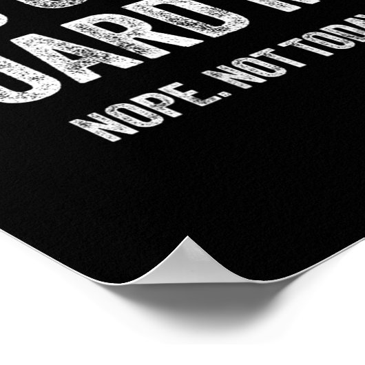 You Can't Guard Me  ポスター (角)