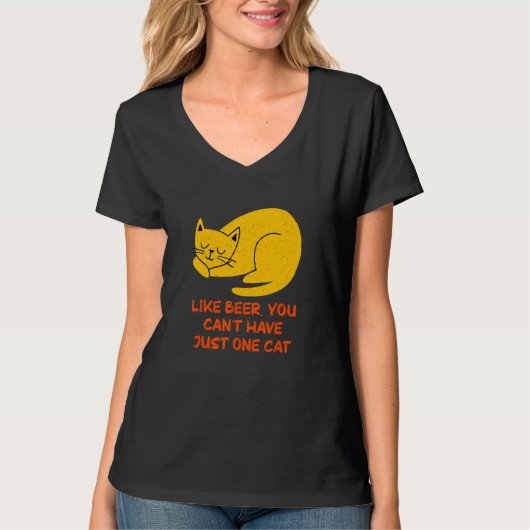 You Can't Have One Cat Sayings Cat Mom Quotes Cat  Tシャツ (正面)
