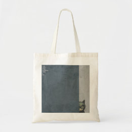 ”You can't hide anything from a cat”　tote bag トートバッグ