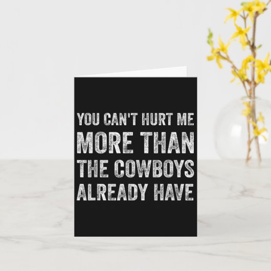 You Can't Hurt Me More Than The Already Have  カード (黄色い花)