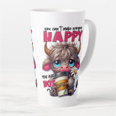 You Can't Make Everyone Happy You Are Not Coffee  カフェラテマグ (右アングル)