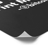 you cant PRINT me ポスター (角)