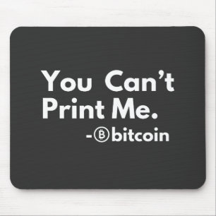 you cant PRINT me マウスパッド