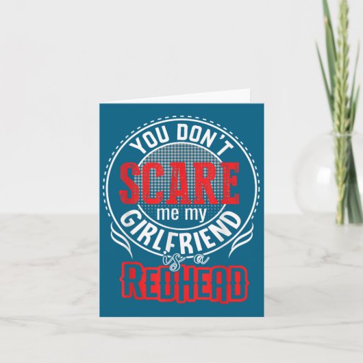 You Cant Sacre Me My Girlfriend Is A Redhead Redhe カード (正面)