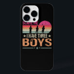 You Can't Scare Me I Have Three Boys Vintage iPhone 14 Pro Maxケース<br><div class="desc">You Can't Scare Me I Have Three Boys Vintage,  Christmas,  Fathers Day,  Mothers day</div>