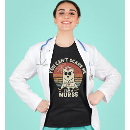 You Can't Scare Me I'am a Nurse Cute Halloween  Tシャツ