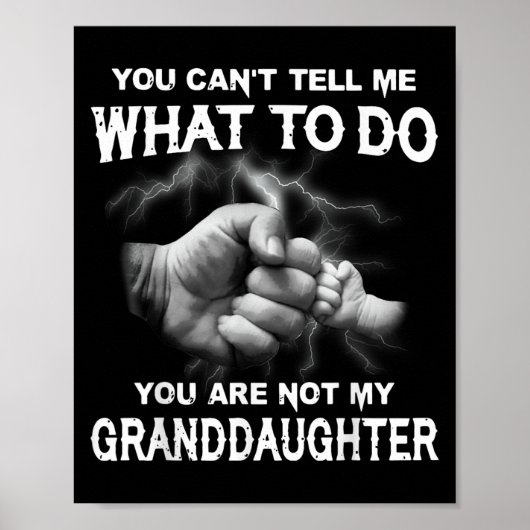You Can't Tell Me What To Do You Are Not My Grandd ポスター (正面)