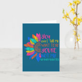 You Can't Tell Me What To Do You're Not My Grandda カード (黄色い花)