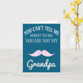 You Can't Tell Me What To Do You're Not My Grandpa カード (黄色い花)