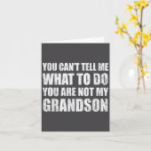 You Can't Tell Me What To Do You're Not My Grandso カード (黄色い花)