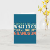 You Can't Tell Me What To Do You're Not My Grandso カード (黄色い花)