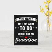You Can't Tell Me What To Do You're Not My Grandso カード (黄色い花)