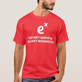 You Canx27t Derive Integrate ME Funny Math Quotes  Tシャツ