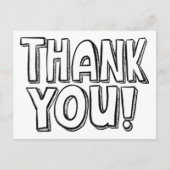 You Color Itおもしろい手書感謝はがき ポストカード (正面)