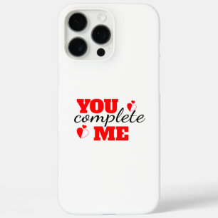 You Complete Me – カップルのためのロマンチックなプレゼント 愛 iPhone 16 Pro Maxケース