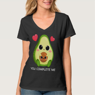 You Complete Me  Avocado Couples Valentines Tシャツ