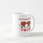 You Complete Me, Happyハート コーヒーマグカップ (正面右)
