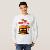 You Complete Me Pizza Graphic Tシャツ (正面フル)