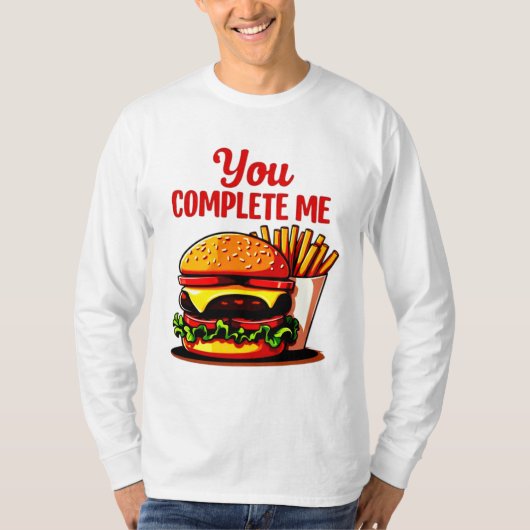 You Complete Me Pizza Graphic Tシャツ (正面)