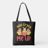 You Crack Me Up Easter Chicks トートバッグ (裏面)
