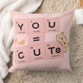 You = Cute | かわいい猫装飾用クッション クッション (ブランケット)