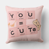 You = Cute | かわいい猫装飾用クッション クッション (裏面)