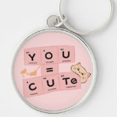 You = Cute | 可愛い猫キーチェーン キーホルダー (正面)