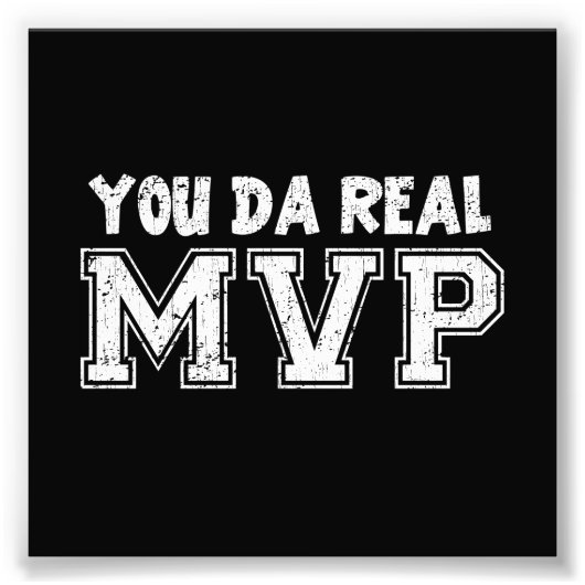 You Da 実在 MVP フォトプリント (正面)