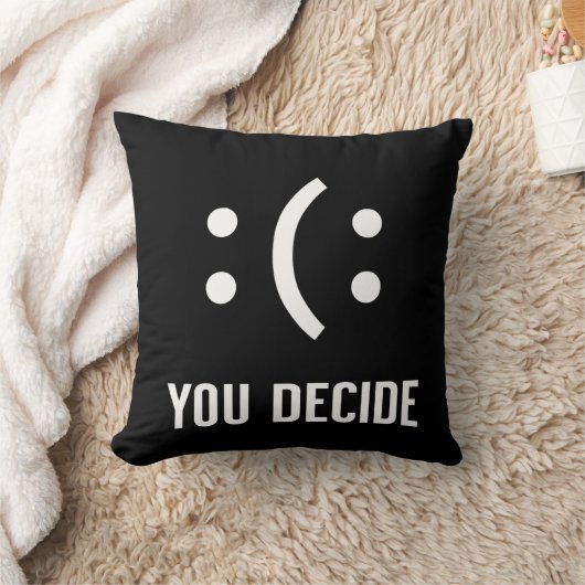 You Decide Emoji Moodデザイン クッション (ブランケット)