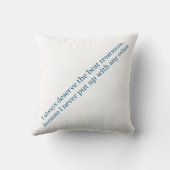 You deserve the best クッション (裏面)